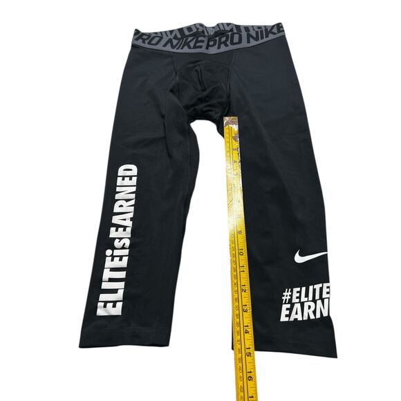 Nike Pro Tights Mens size medium black Dri Fit Training Compression Pants Base - Picture 4 of 8